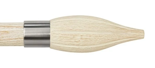 Карниз двухрядный Holz "Greta" беленый дуб d25 1675