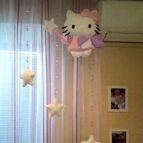 Декоративные подвесы для штор для девочки Hello Kitty фото