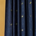 Портьеры "Бэлли" синие - фото ткани