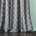 Портьеры "Тристан" серые - фото ткани