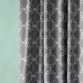 Портьеры "Тристан" серые - фото портьерной ткани