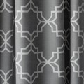 Портьеры "Тристан" серые - фото ткани близко