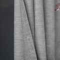 Портьеры "Мика" серые - фото портьерной ткани