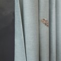 Портьеры "Мика" голубые - фото портьерной ткани