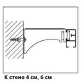 Профильный карниз СТ-1100 крепление к стене