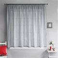Тюль "Руфус" серого цвета - фото штор прямых