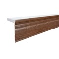 Карниз багетный "Виолино" прямой, цвет орех фото 1