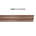 Карниз багетный "Виолино" прямой, цвет орех фото 2
