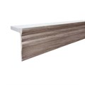 Карниз багетный "Виолино" прямой, цвет серый тик фото 1
