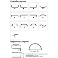 Карниз профильный Forest DS - способы и параметры гнутия