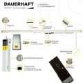 Электрокарниз DAUERHAFT СМ-BATTERY на аккумуляторе (беспроводное подключение) 3165