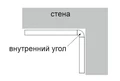 Поворотный соединитель внутренний однорядной шины Moller 2461