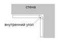 Поворотный соединитель внутренний двухрядной шины Moller 2499