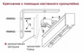 Карниз профильный ГРАНД для средних и тяжелых штор крепление к стене