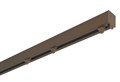 Карниз профильный ГРАНД для средних и тяжелых штор коричневый металик