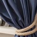 Портьеры "Билли" синие - подхват