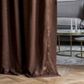 Портьеры "Бриджит" шоколадного цвета - фото 2